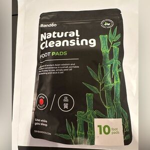 AND Natural Cleansing Foot Pads - Black & Green